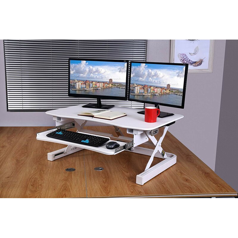 top rated standing desk converter